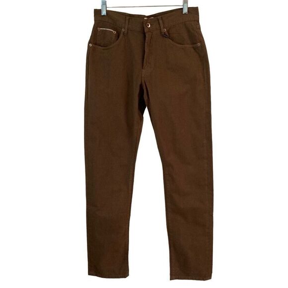 Taylor Stitch The Democratic All Day Pant Mens 29 In Espresso Brown Selvage NEW - Picture 1 of 11